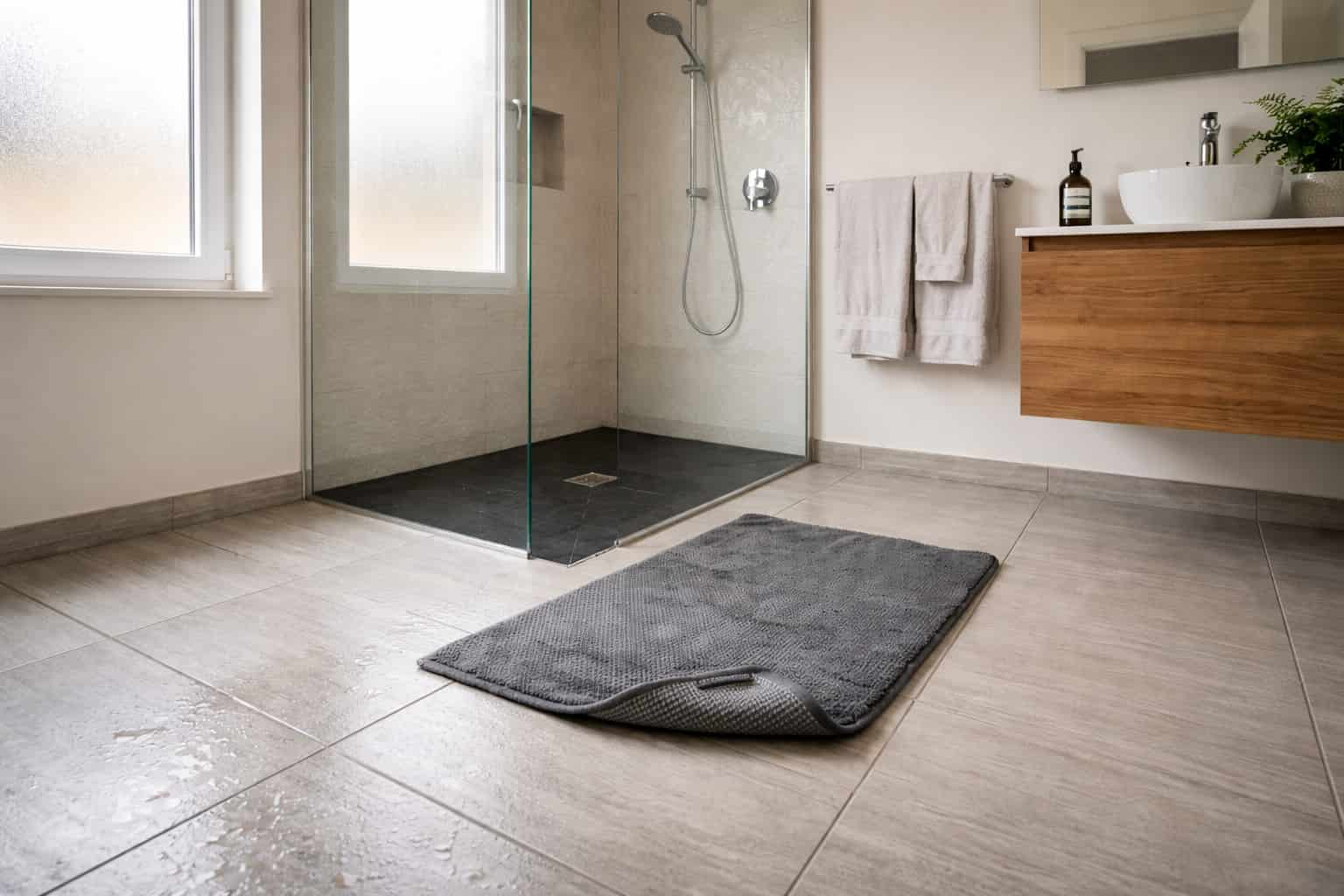 Quel tapis choisir pour une douche à l'italienne ? Image