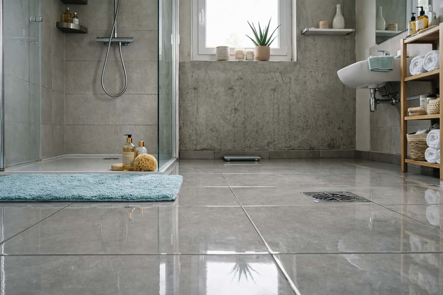 Solution contre sol glissant salle de bain