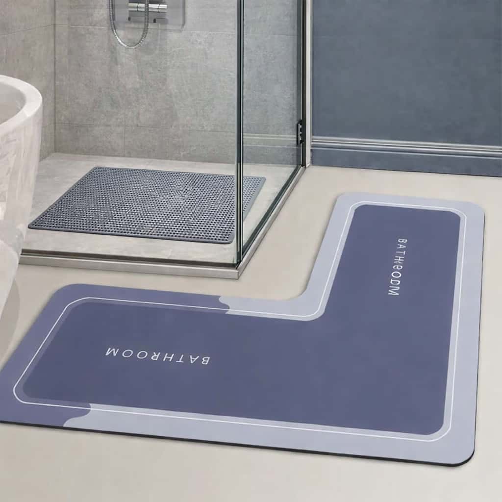 tapis de bain angle droit Image