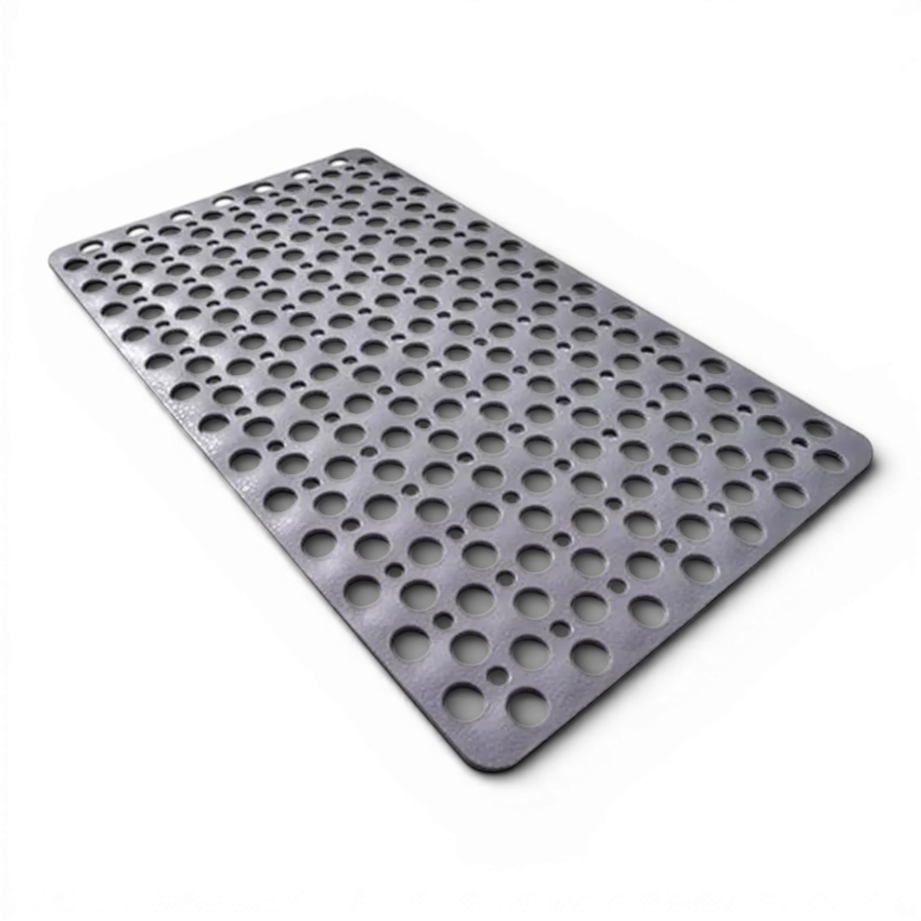 tapis de douche antidérapant senior gris