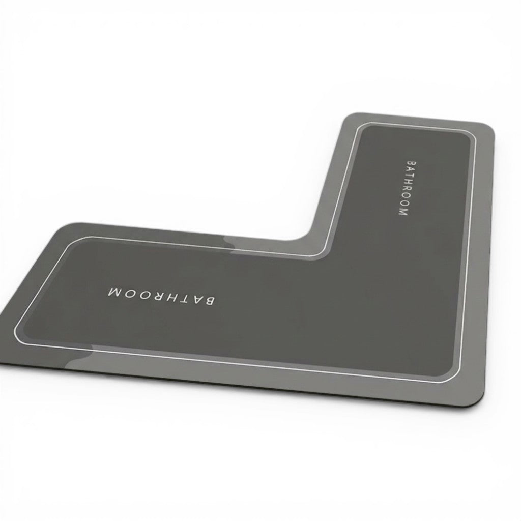 tapis de bain angle droit