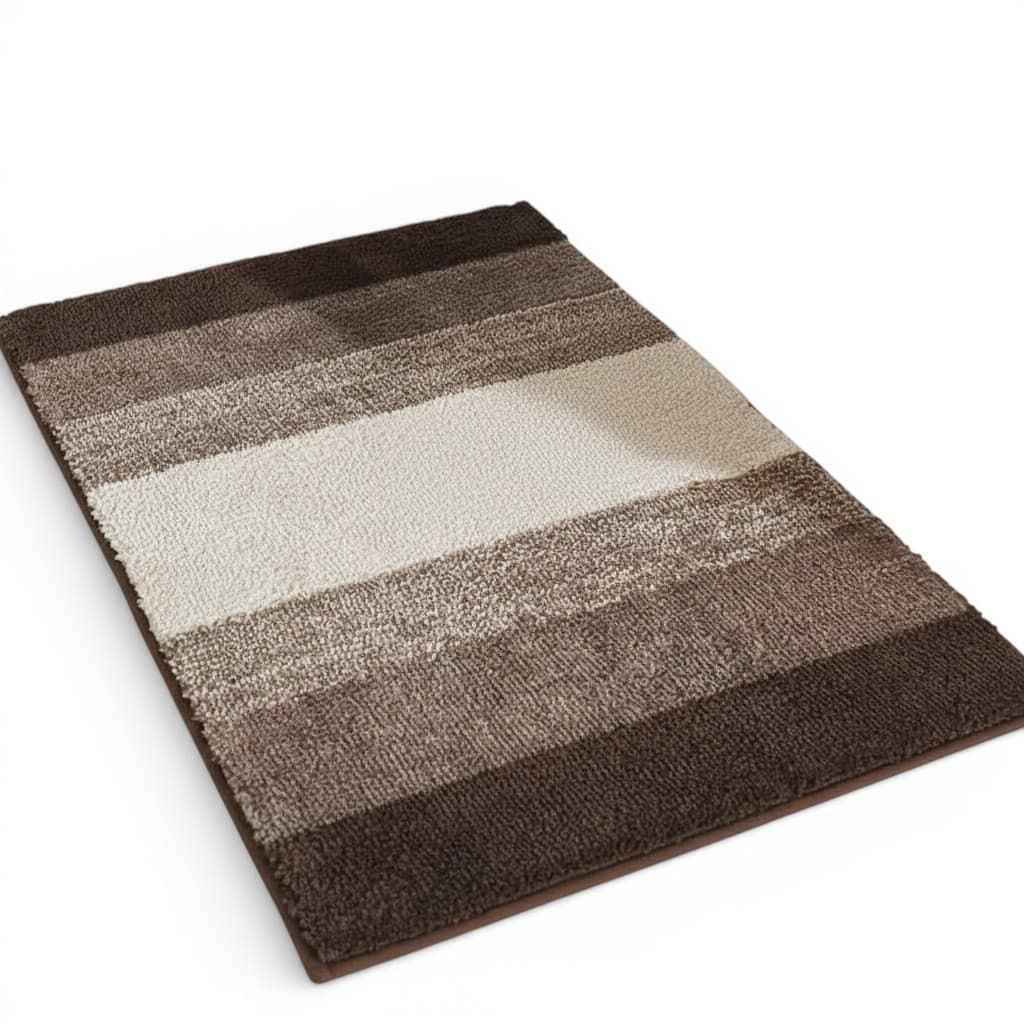 tapis rond de salle de bain