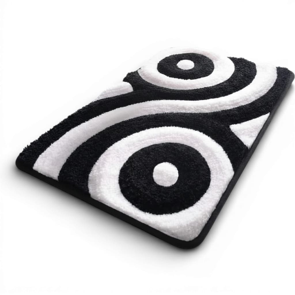 tapis salle de bain rose