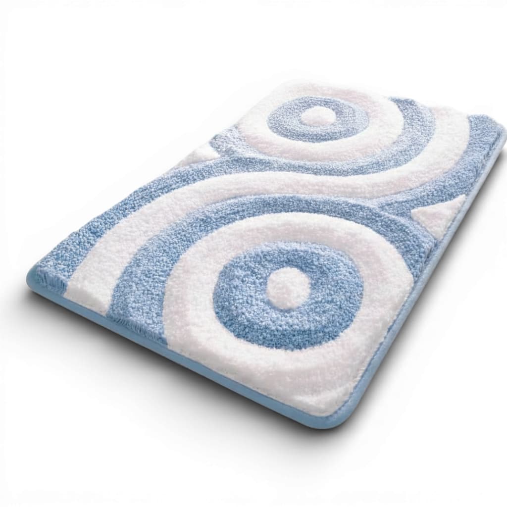 tapis salle de bain rose