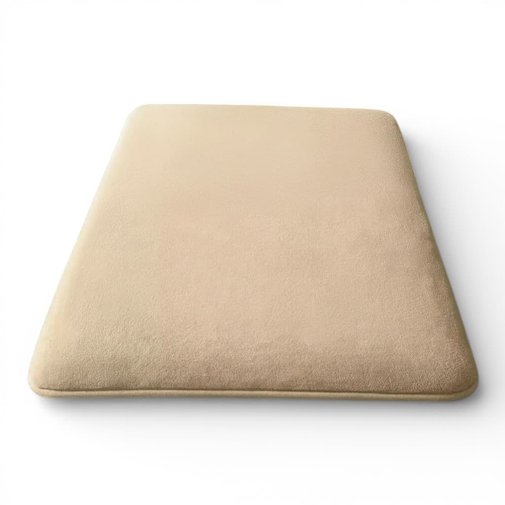tapis antidérapant salle de bain Beige clair