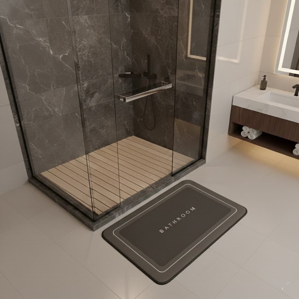 tapis de salle de bain antidérapant