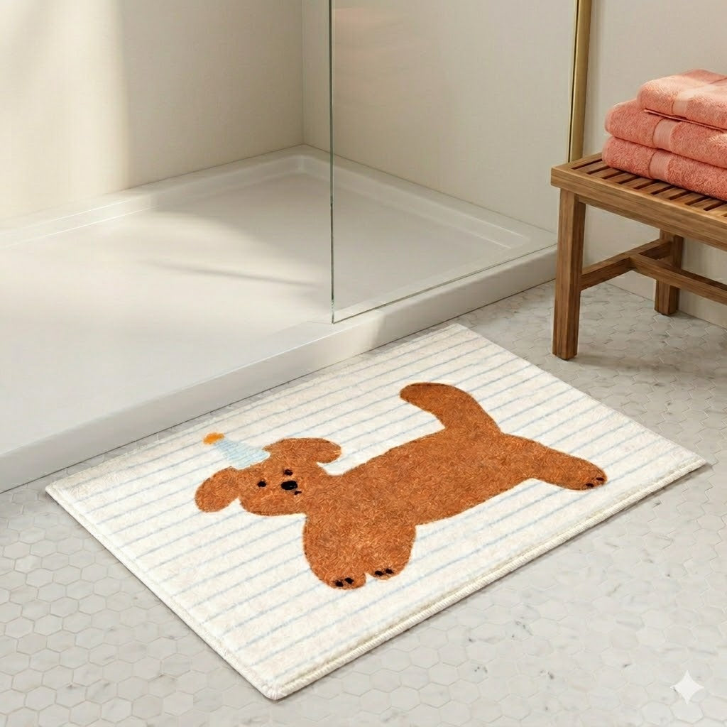 tapis de sortie de bain antidérapant Image