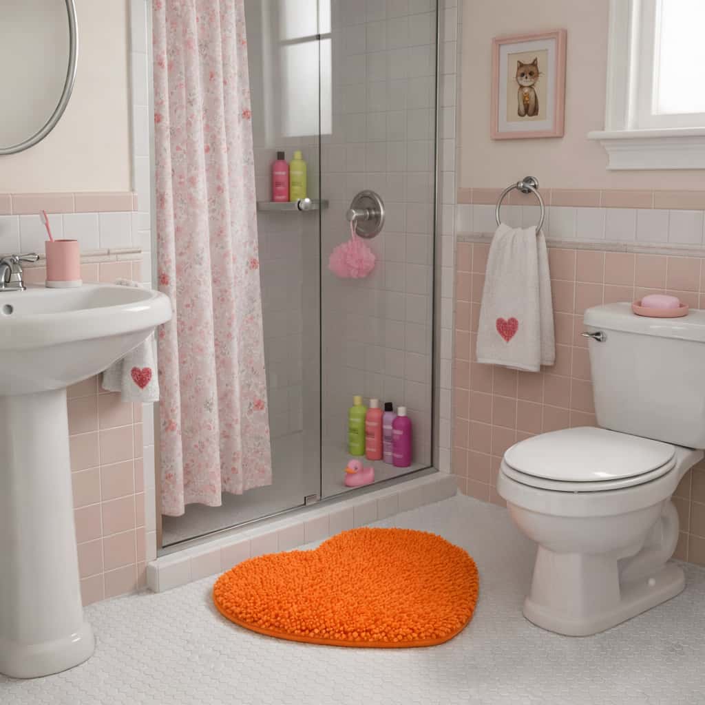 tapis sortie de douche antidérapant