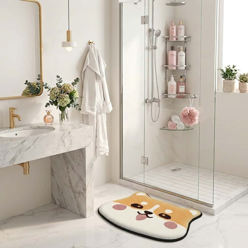 tapis de sortie de douche antidérapant